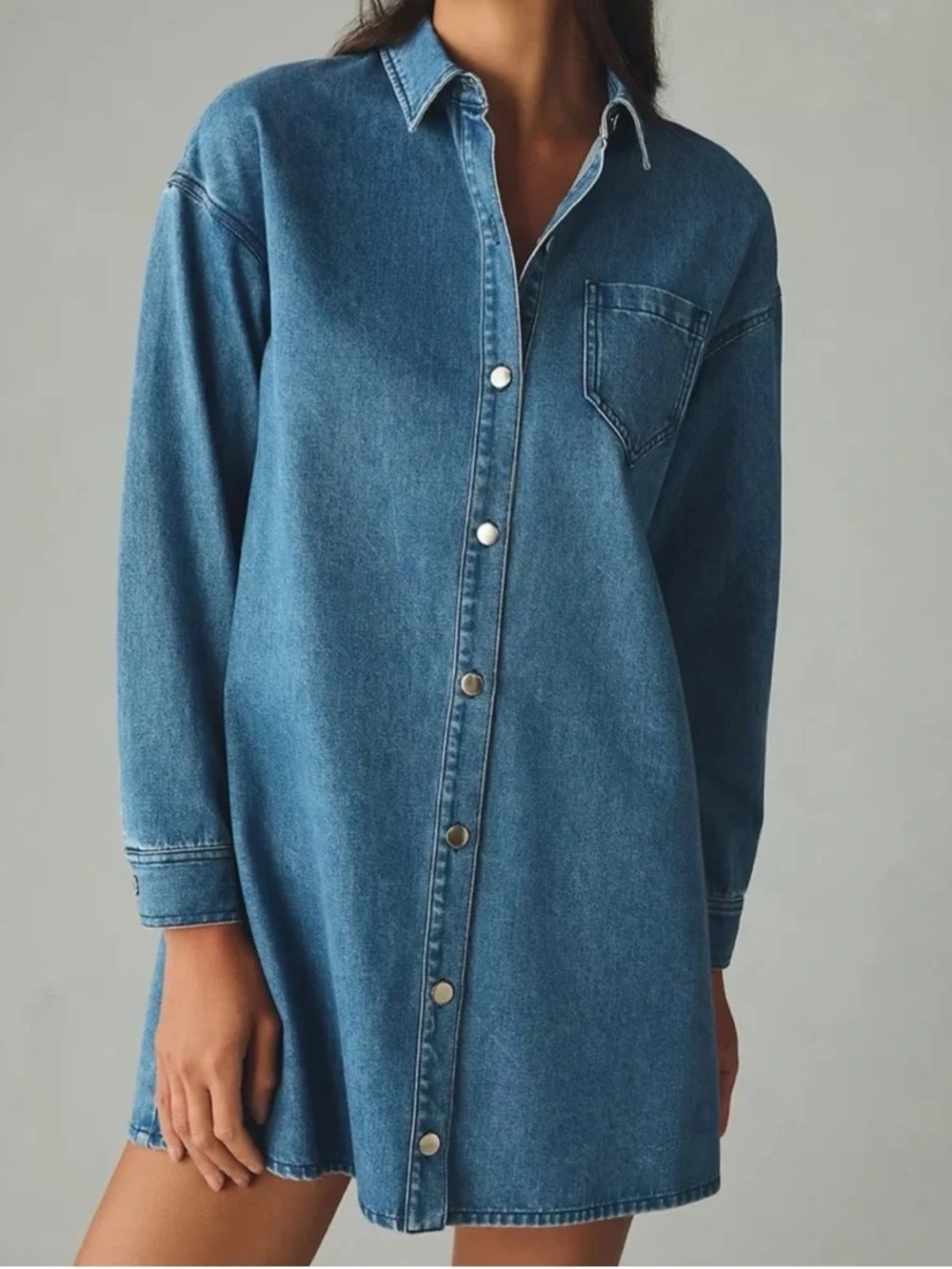 Mare Mare Anthropologie Denim Shirt Dress